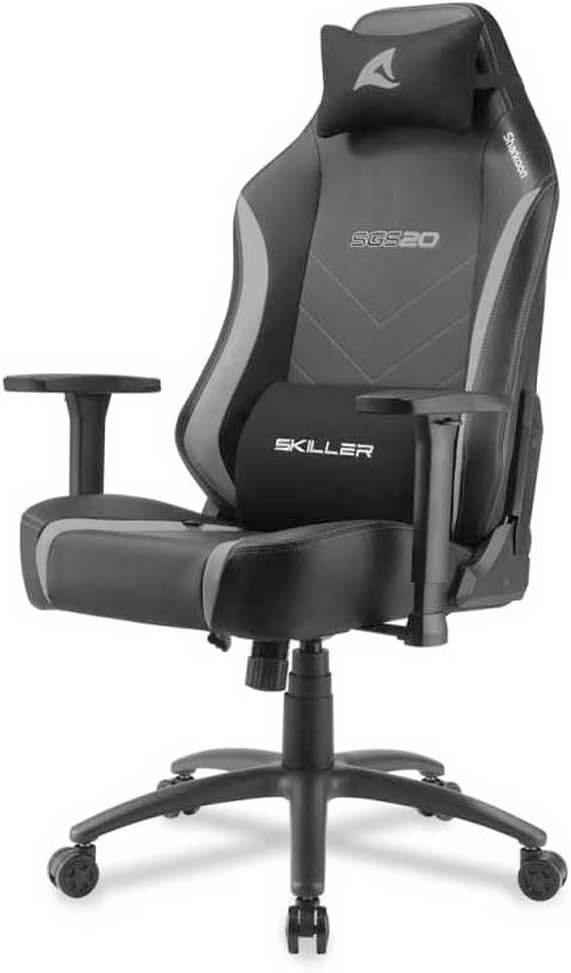 SHARKOON SKILLER SGS20 SEDIA GAMING IN ECOPELLE