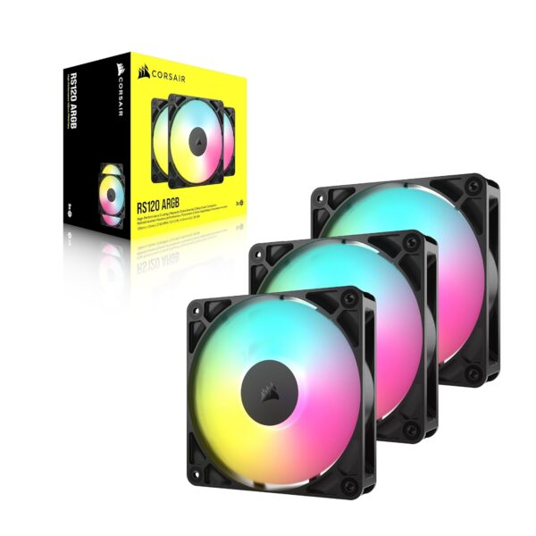 CORSAIR RS120 ARGB KIT 3 VENTOLE