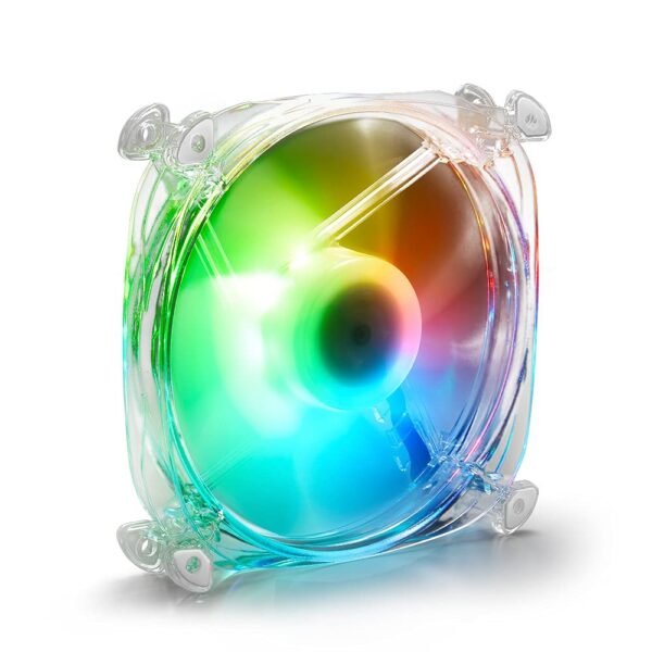 SHARKOON SHARK VENTOLA RGB 120MM TRASPARENTE
