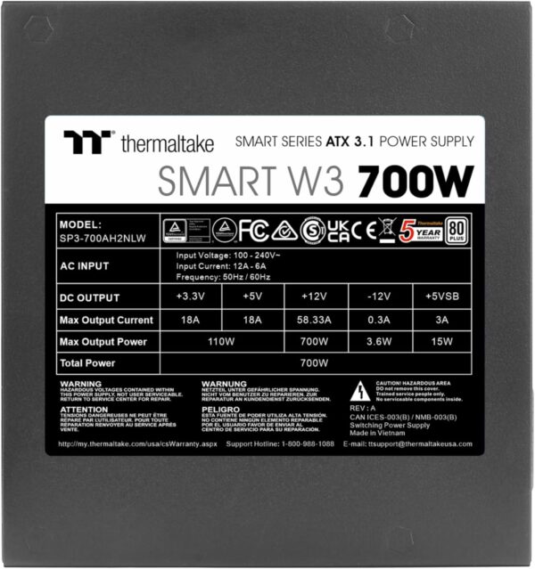 THERMALTAKE SMART W3 - immagine 6