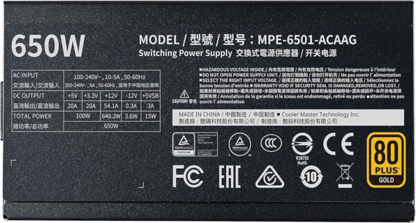 COOLER MASTER MWE GOLD-V2 - immagine 2